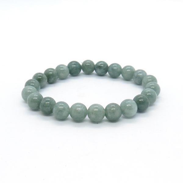 Jade Gemstone Elastic Ball Bracelet