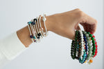 Load image into Gallery viewer, Jade Gemstone Elastic Ball Bracelet
